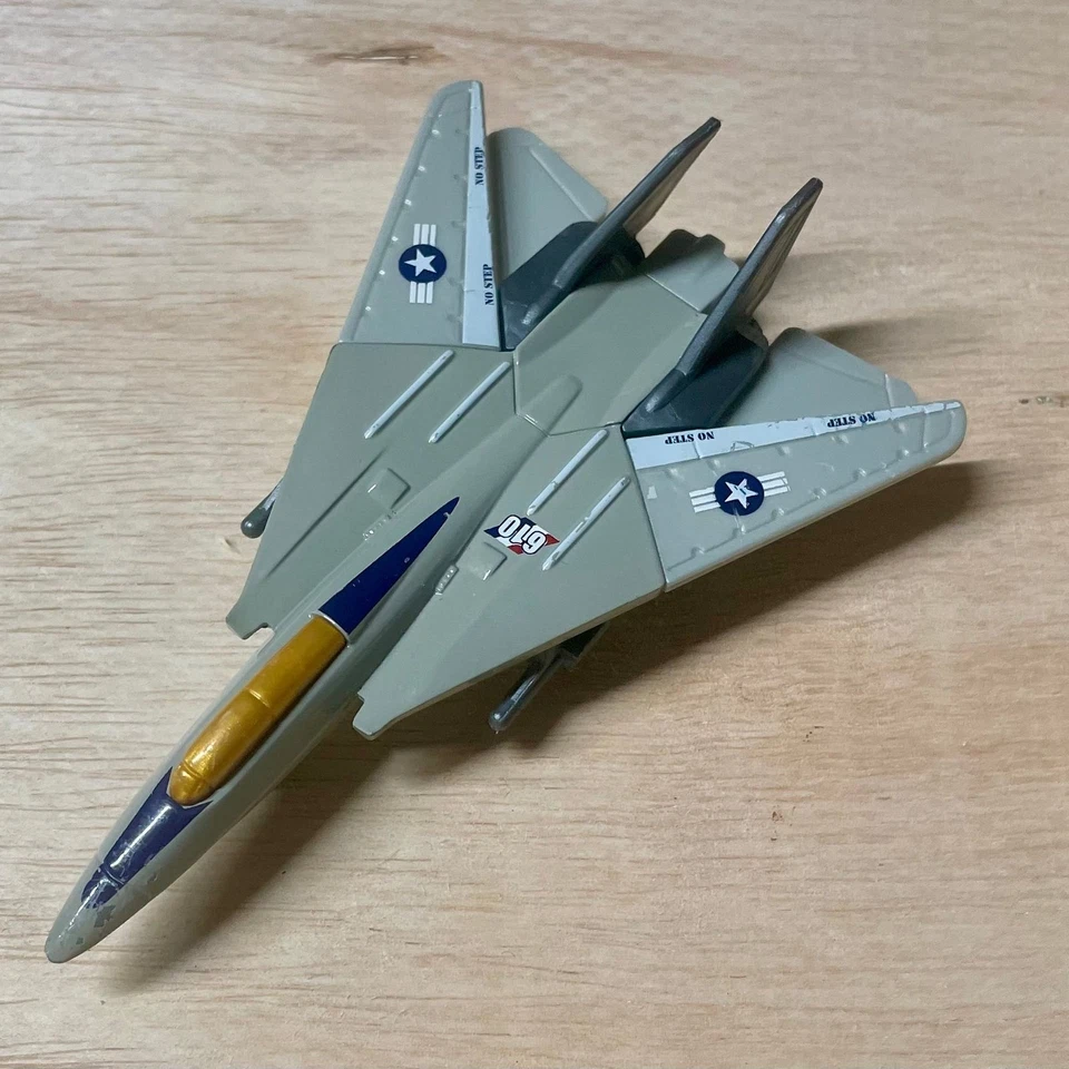 Vintage Zylmex Navy F-14 Tomcat A143 Diecast Metal Toy Jet - Image 1 of 3