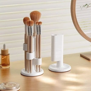 2Pcs 4 Holes Rotating Toothbrush Holder Bedroom Decoration - Picture 1 of 12
