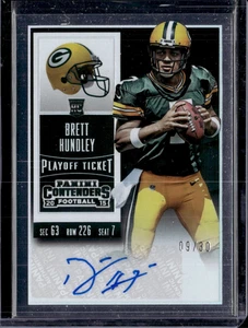 Boleto de novato Panini Contenders Brett Hundley 2015 automático/30 Packers (57F) - Imagen 1 de 2