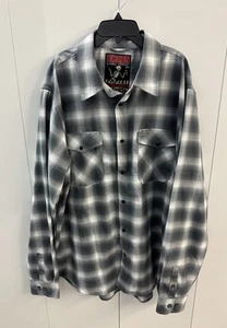 DIXXON FLANNEL x SOCIAL DISTORTION MLM - Collab - MENS 2XT - Picture 1 of 9