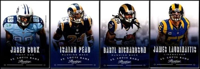 2013 Panini Prestige St. Louis Rams (4) Card Lot - GOING, GOING… ALMOST GONE!... - Image 1 of 2