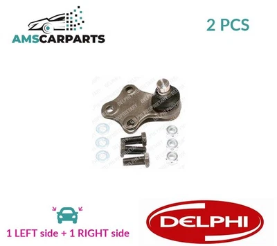 SUSPENSION BALL JOINT PAIR FRONT TC960 DELPHI 2PCS NEW OE REPLACEMENT - Image 1 of 4