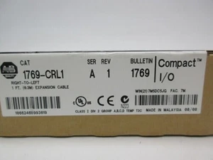 2022-2023 AB NEW 1769-CRL1 CompactLogix Right-To-Left Bus Ext Cable - Picture 1 of 2