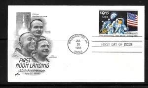 US SC # 2842 Moon Landing FDC . Artcraft Cachet - Picture 1 of 1