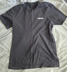 Adidas Plain Essentials Tee T-Shirt Men's Short Sleeve Crew Neck - Picture 1 of 3