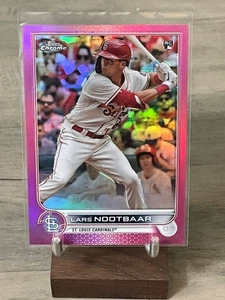 2022 Topps Chrome Pink Refractor Lars Nootbaar #19 Rookie RC - Picture 1 of 2