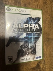 Alpha Protocol: The Espionage RPG (Microsoft Xbox 360) - COMPLETE/CIB Tested - Picture 1 of 3