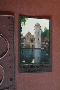 tolles altes Foto - Schloss Mespelbrunn Spessart - coloriert - 20er Jahre ? - Picture 1 of 3