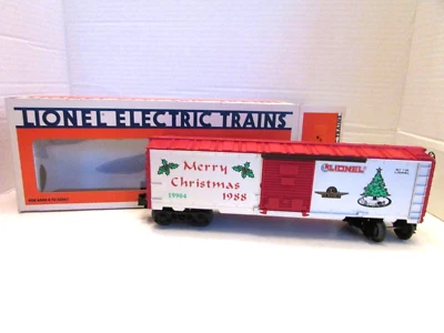 Lionel 6-19904 Christmas Box Car 1988 Merry Christmas  NIB - SH - Image 1 of 4