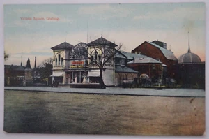 Victoria Square Geelong Victoria Australia Historic Vintage Antiquarian Postcard - Picture 1 of 4