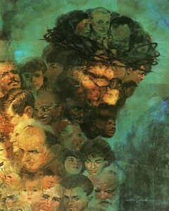 Zdinak print IN HIS IMAGE 8 X 10 ready to be framed Includes WHO IS IN THE PRINT - Picture 1 of 4