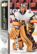 Marc-Andre Fleury 2021-22 Upper Deck Hockey Series 1 Card #180 Golden Knights