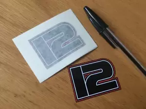 Luke Mossey Rennnummer 12 (sehr kleines Paar) - UK VERKÄUFER - Bild 1 von 1