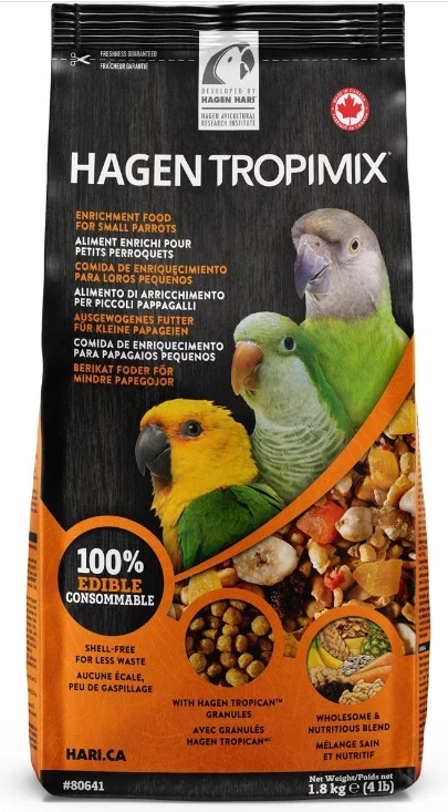 Hari Tropimix Enrichment Food for Small Parrot 4lbs (80641)