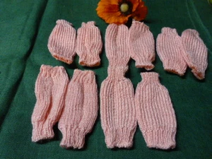 Set 4 Paar Leggins, Jersey für Mannequi, Tressy, Cathie, Famosa??? neu - Bild 1 von 2