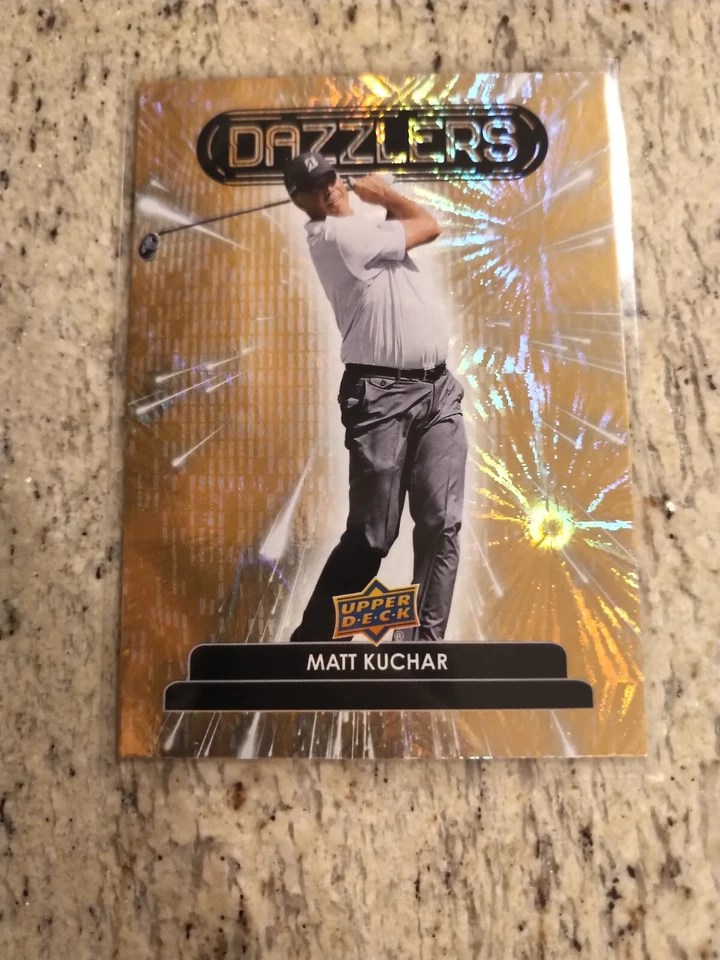 2024 Upper Deck Golf Matt Kuchar Orange Dazzlers DZ-23 rare insert - Image 1 of 2