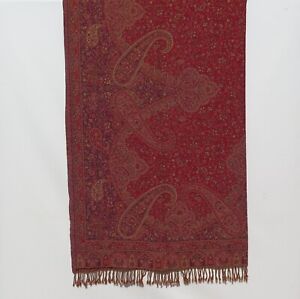 Yak/Sheep Boiled Wool Blend|Banket/Throw|Handcrafted|India|Dark Red & Amber