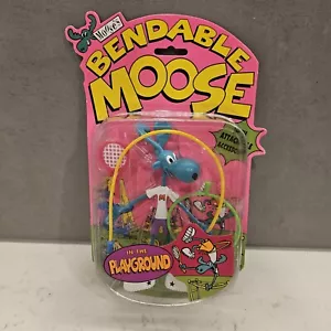 Moose's BENDABLE MOOSE 'In The Playground' Figure - Enterprise Toys, 90's - NEW - Foto 1 di 2