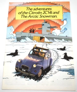 CITROEN 2CV6 THE ARCTIC SNOWMAN UK SALES BROCHURE AUGUST 1986 - Picture 1 of 5