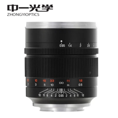Zhongyi Mitakon Speedmaster 50mm f/0.95 III Lens for Sony E  Canon RF  Nikon Z - Image 1 of 4