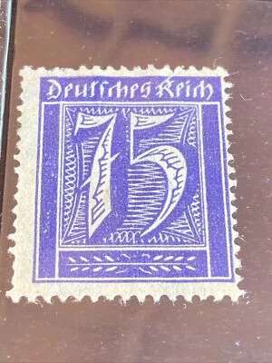 1922 Deutsches Reich German Empire 75 Stamp - Image 1 of 4