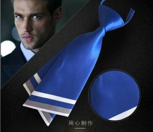2pcs Sailor Dance Tie Dress Shirt Banquet Business Lazy Tie - Picture 1 of 17