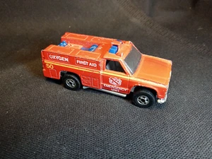 HOT WHEELS FLYING COLORS EMERGENCY SQUAD UNIT 50 good condition 1974 - Picture 1 of 4
