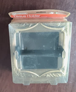 NOS Amerock Monterey Antique Brass Recessed Toilet Paper Tissue Holder-NIB - Picture 1 of 3