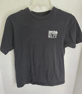 VANS Off The Wall Boy's Youth Short Sleeve Black T-Shirt Size Medium - Picture 1 of 4