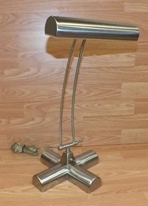 Genuine Tensor (FS125) Brushed Stainless Steel Piano Desk Lamp Only **READ** - Picture 1 of 12