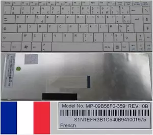 Teclado AZERTY Fr MSI X300 X340 X400 Medion E1312 MP-09B56F0-3591 S1N1EFR3B1C - Imagen 1 de 1