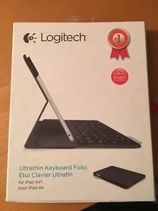 New Logitech Ultrathin Keyboard Folio for iPad Air Opened - Picture 1 of 5