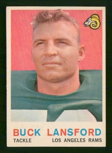BUCK LANSFORD UER 1959 TOPPS 59 NO 152 VGEX  66020