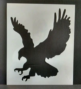Stencil AMERICAN BALD EAGLE Paint Template Crafts Home Art Signs 9.5" x 11.5" - Picture 1 of 1