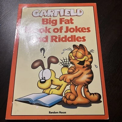 Garfield Big Fat Book of Jokes and Riddles, Jim Davis, Paperback 1985 Foto 1 de 4