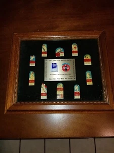 1994 Coca-Cola Official Olympic Winter Games Framed Pin Set - Picture 1 of 3
