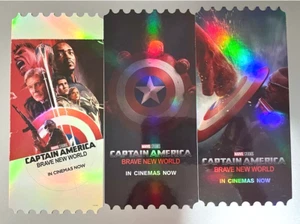 Movie Ticket Collectible CAPTAIN AMERICA Brave New World Theater Original Marvel - Bild 1 von 7
