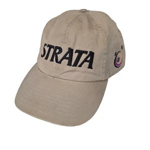 STRATA Identity Orchestration Baseball Cap Beige Embroidered Hat - Picture 1 of 7