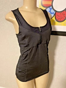 Cynthia Rowley Sport Tank Size Small Yoga Black Athletic cbb - Picture 1 of 10