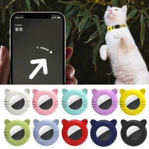 For Apple Airtag Waterproof Dog Collar Holder Silicone Pet Air Tag Case Cover / - Zdjęcie 1 z 27