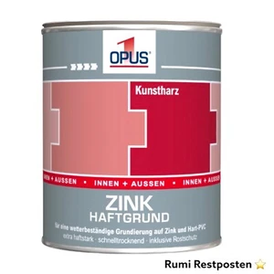 OPUS1  ZINK-HAFTGRUND ROSTSCHUTZ- Grundierung Innen Außen Weiß - Bild 1 von 2