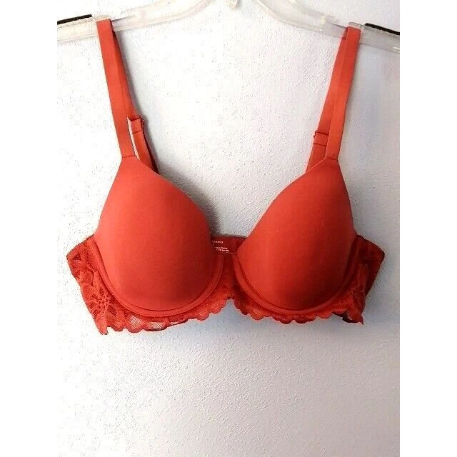 Sujetador No Boundaries para mujer rojo 36B con aros acolchado correas ajustables cierre trasero Foto 1 de 4