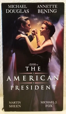 American President VINTAGE VHS Cassette Tape Michael Douglas Annette Bening - Image 1 of 4