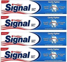 4 Box Signal Anti Caries Toothpaste Cavity Fighter 4.23 oz / 120 ml