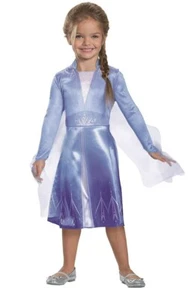 Disguise Disney Elsa Frozen 2 Classic Toddlers Halloween Costume X-Small (3T-4T) - Picture 1 of 5