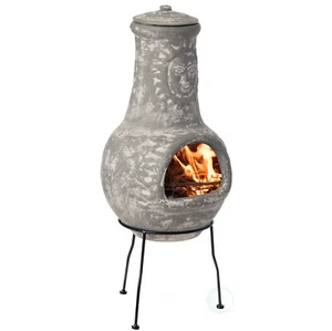 NEW Wood Burning Fire Pit with Metal Stand, Barbecue, Cozy Nights Fire Pit - Picture 1 of 10