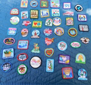 GIRL SCOUT Merit Badges LOT 44 PATCHES Total - Modern - All New - Picture 1 of 1