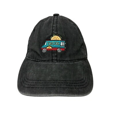 Gorra DAVID and YOUNG Gris Tacos Food Truck Correa Ajustable Bordada Foto 1 de 4