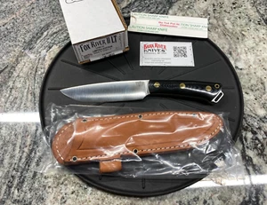 Bark River Fox River II LT Knife 3V Black & Gold G-10 Limited Edition Brass Pins - Picture 1 of 10