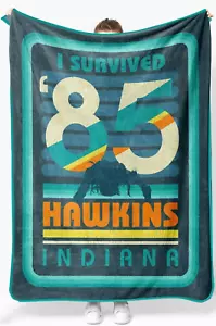 Stranger Things Throw Blanket - Plush 46" X 60" Throw Blanket for Teens and Kids - Picture 1 of 12